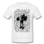 Футболка мужская хлопковая, с надписью аниме, для девочек