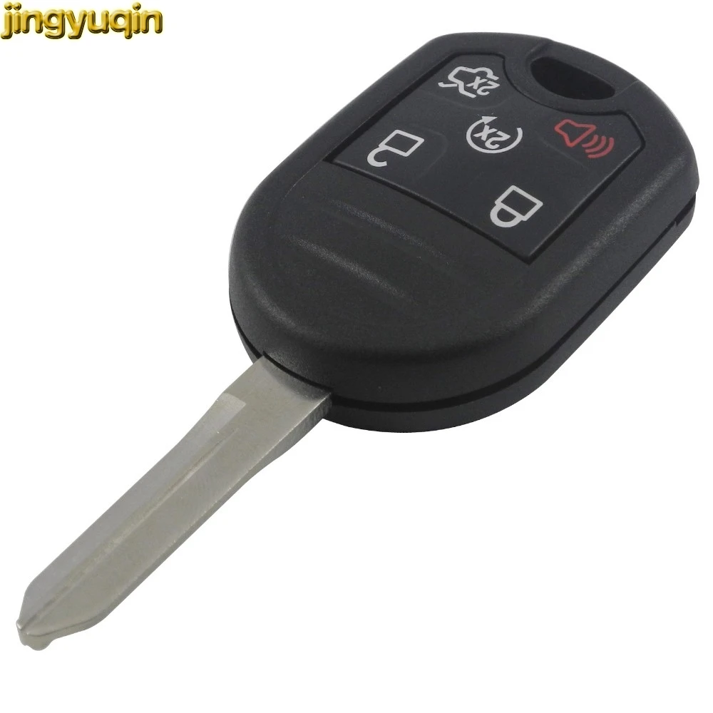 

Jingyuqin 5pcs/lot 5 Buttons Remote Car Key Case Shell Fob Replacement for FORD Expedition Mustang F150 F250-350 Super Duty