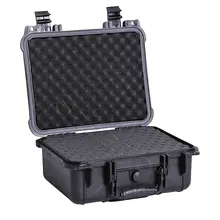 5 Sizes ABS Plastic Sealed Waterproof Safety Equipment Instrument Case Portable Tool Dry Box Impact Resistant With Pre-cut Foam
