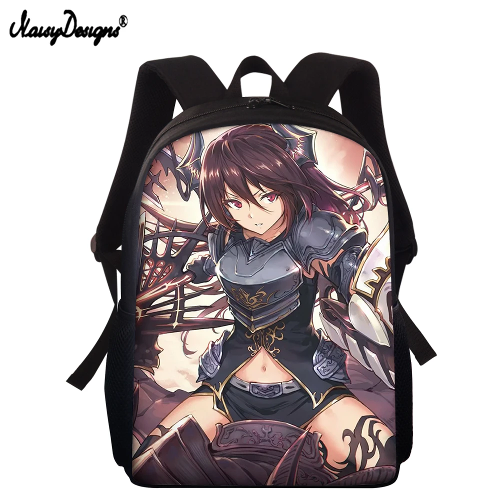 

NOISYDESIGNS Student Anime Backpack Fashion School Bags Polyester Teenagers Book Bag Hamlet's Rage Printed Kid Backpack Mochila