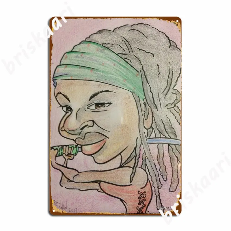 Michonne Ходячие мертвецы плакат металлическая табличка стена паб классический клуб бар плакат оловянные знаки плакаты