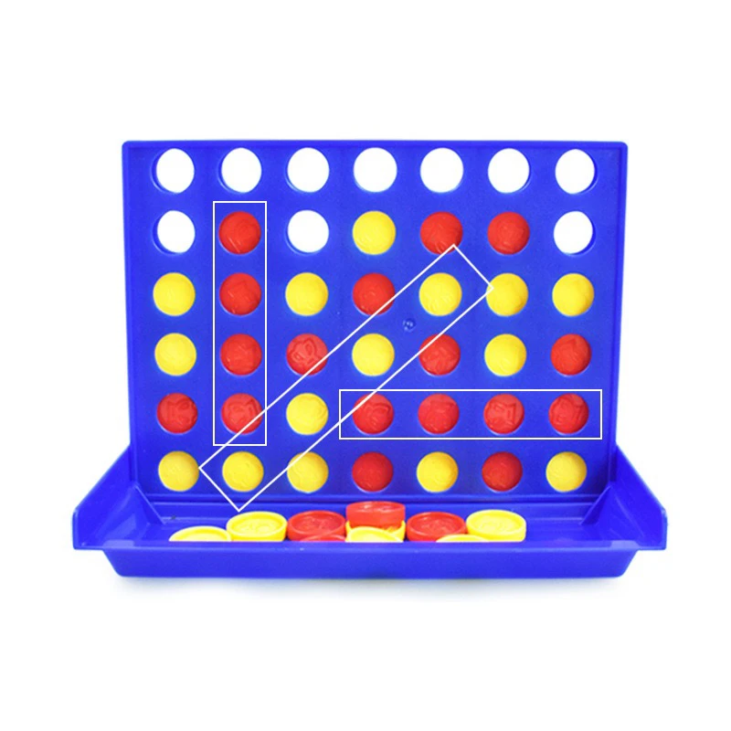 Настольная игра Connect 4 для детей от 6 лет и старше Классическая складная | Игрушки