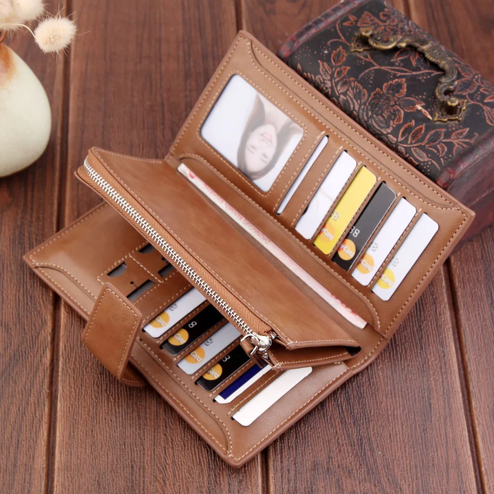 

Caze kyts New Men's long wallet men's dollar clip multifunctional suit bag European and American mobile phone bag with zipper