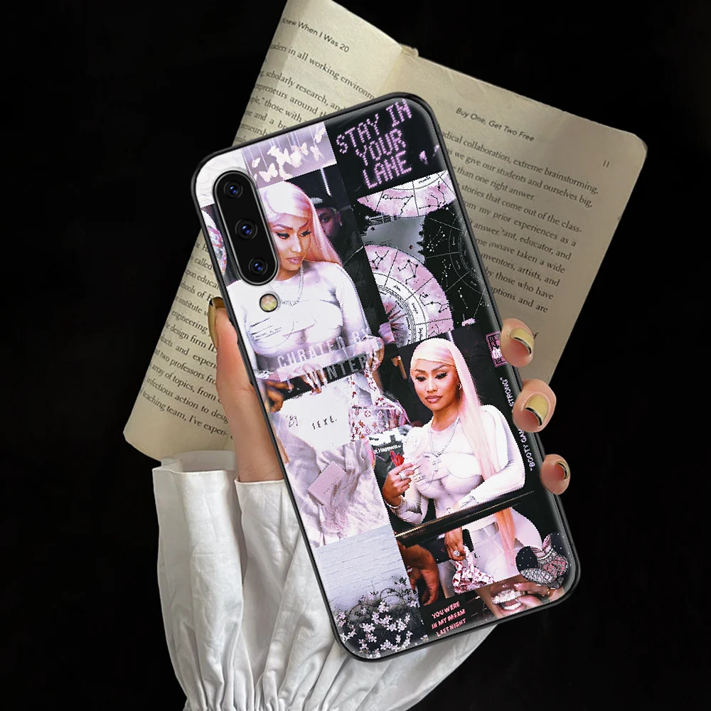 Фото Чехол для телефона в стиле хип-хоп Nicki Minaj для Samsung Galaxy A 3 5 7 8 10 20 21 30 40 50 51 70 71 E S 2016 2018 4G, черный чехол из ТПУ, 3D чехол №3