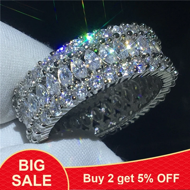 Женское кольцо из серебра 925 пробы с фианитом | Украшения и аксессуары