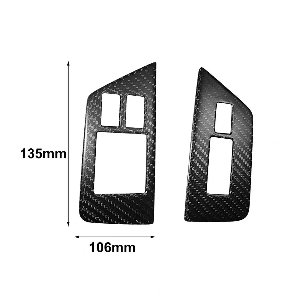 2 шт. переключатель Панель обложкой уникальный Анти Царапины углеродного волокна