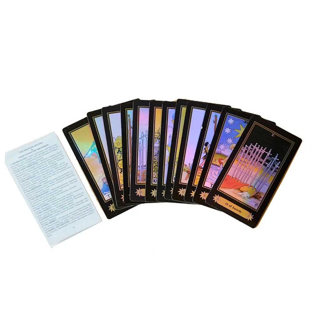 78 шт. игра на тему будущего колода всадник Вейт английская версия Лучистая