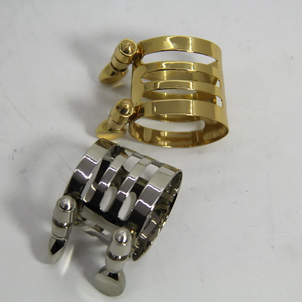 Новый альт саксофон Лигатура мундштука Профессиональный металлический зажим