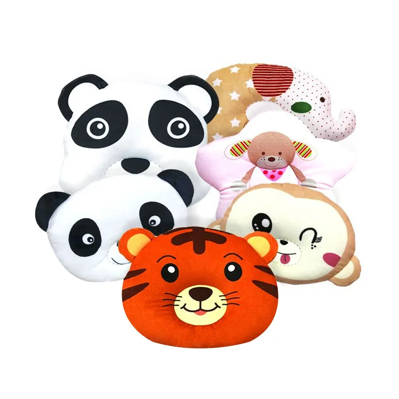 Подушка для новорожденных тигр панда обезьяна мультяшное животное имитация