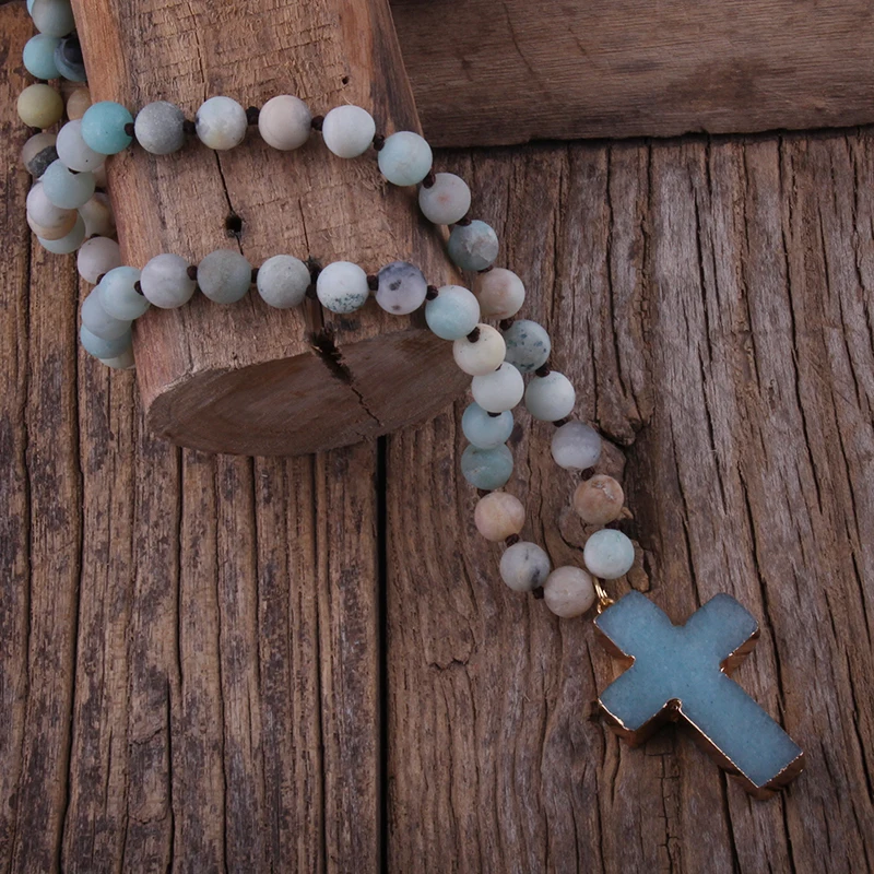 RH модные богемные племенные ювелирные изделия 8 мм натуральные камни узлом