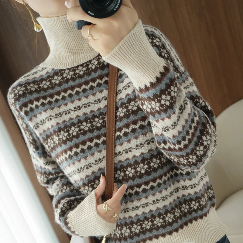 

Sweater Woman 2020 new autumn and winter long sleeves with a slim bottom blouse half turtleneck sweater SBC174-SBC180
