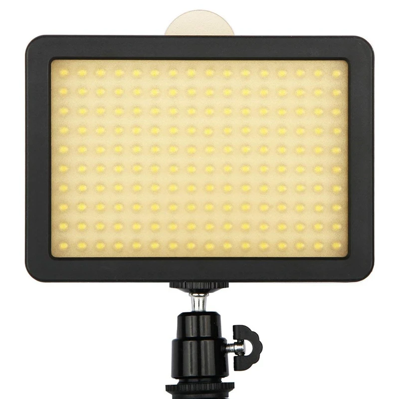 Топ 160 светодиодный светильник для видео портативная камера фото Панель с