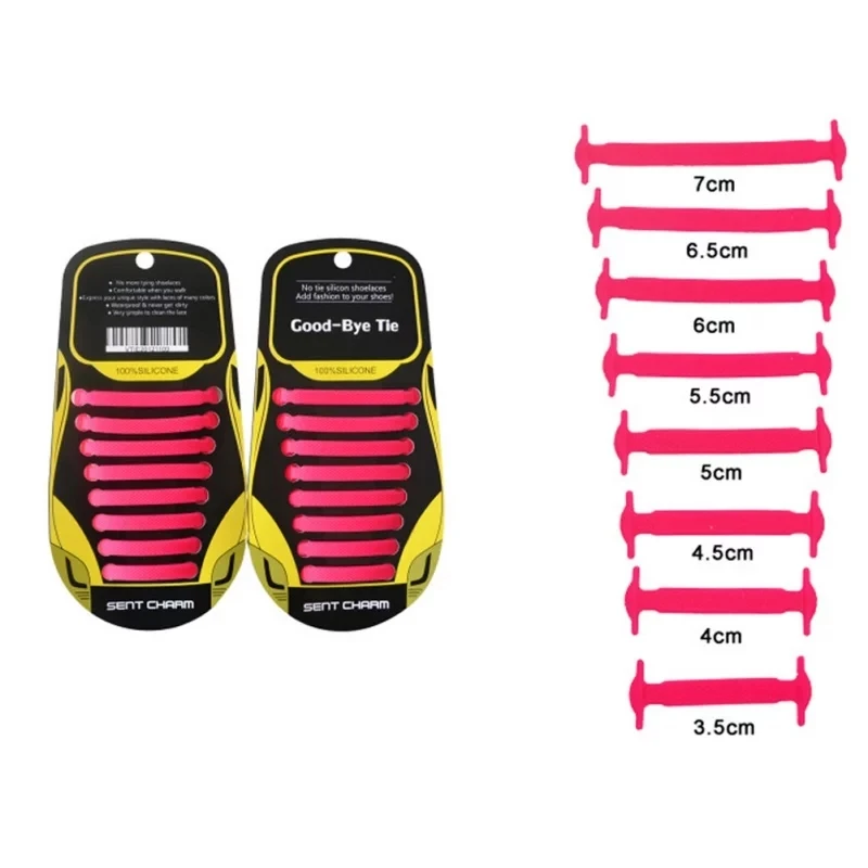 16 шт./компл. взрослые ленивые эластичные шнурки без завязок силиконовые легко