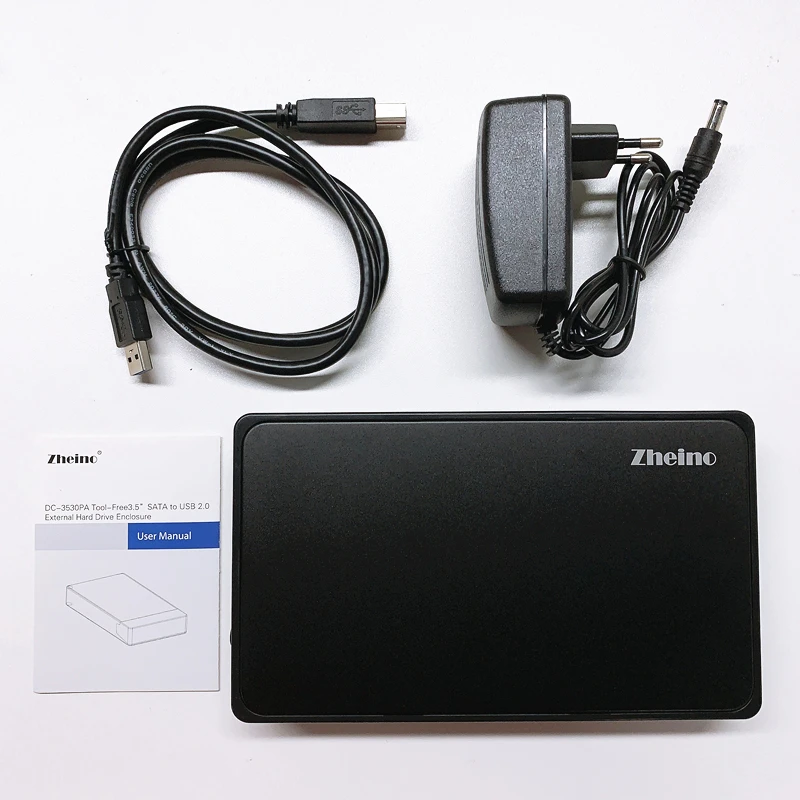 Чехол для жесткого диска Zheino 3 5 дюйма SATA USB 0 адаптер Внешний жесткий диск Корпус