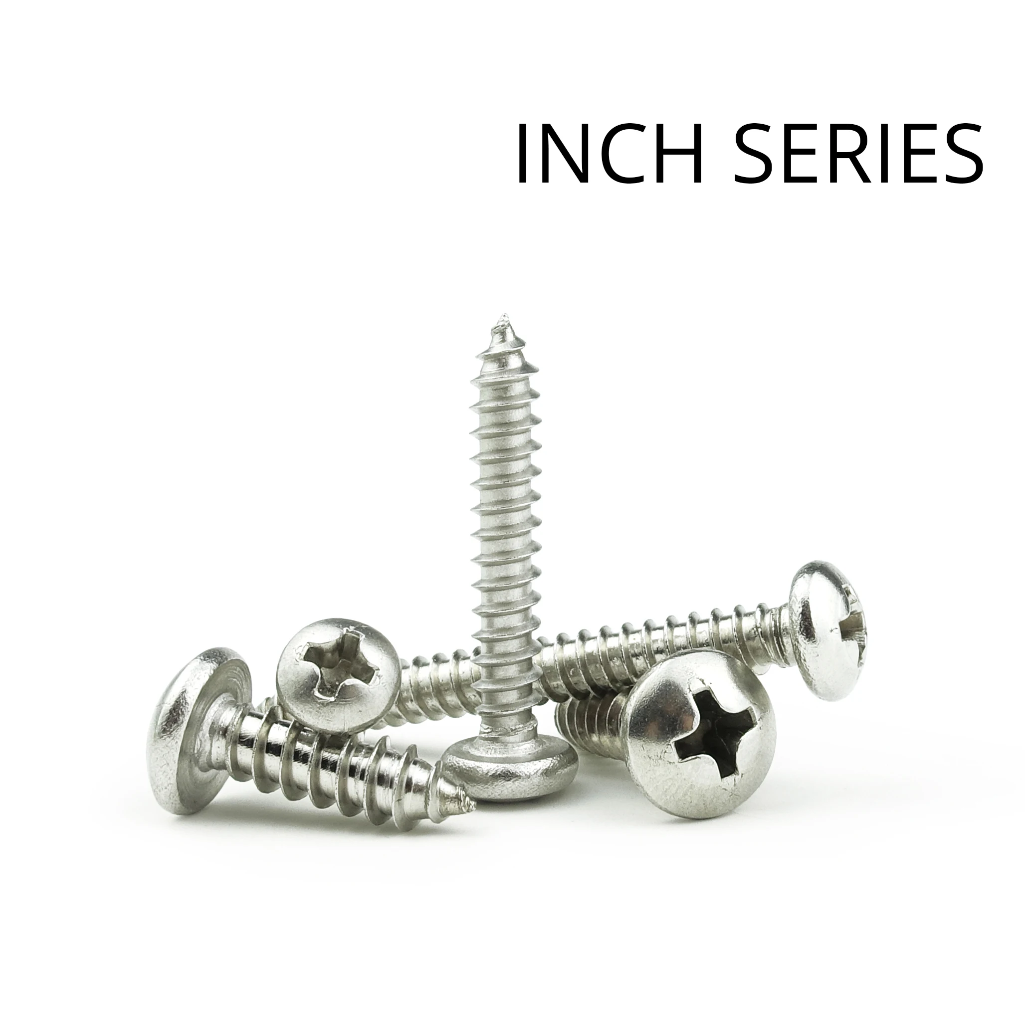 

INCH SERIES Self-Tapping Drilling Screws 304 Stainless Steel Tornillos Sheet Metal Screw Wood Screws Pan Head Phillips