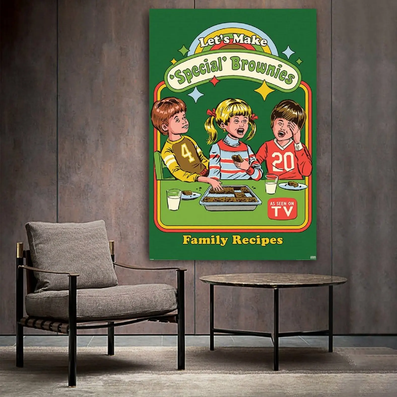 

Давайте сделаем специальные коричневые стены Стивен роды стены Искусство Холст Гостиная постеры спальня живопись