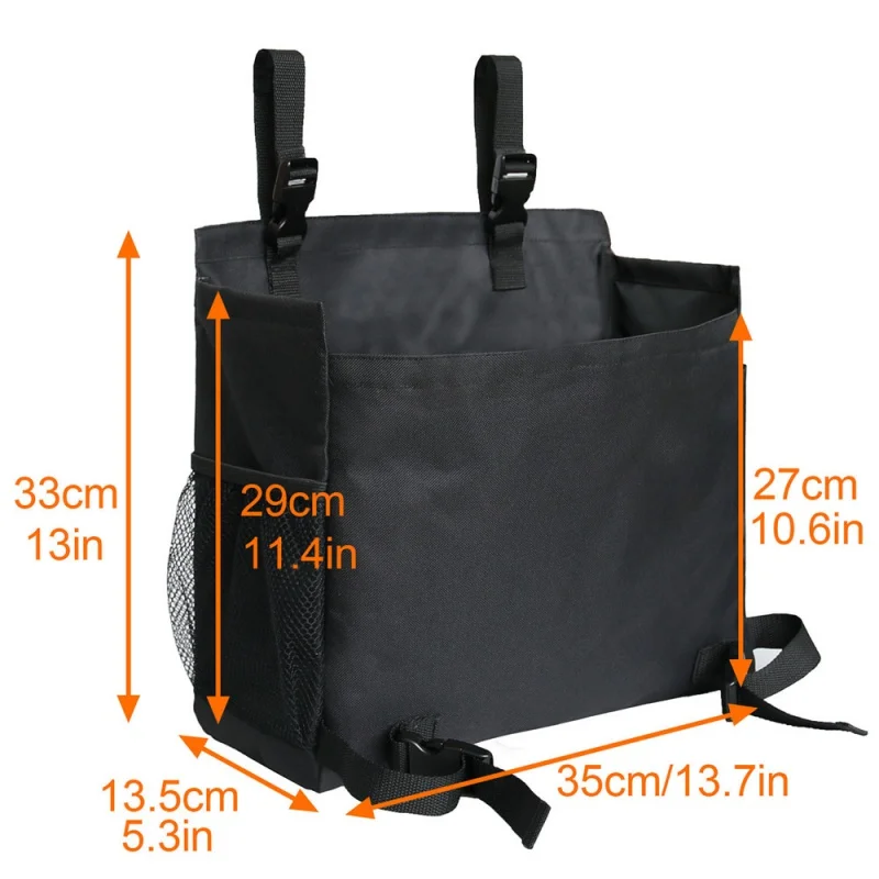 

Portable Weeder Garden Tool Storage Bag Suitable For Push Grass Mower Convenient Storage Pouch Push Mower Garden Organizer