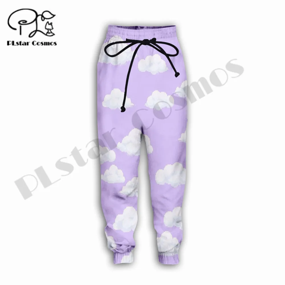 

PLstar Cosmos 2021Newfashion Men/Women Hoodies Classic Cartoon Cloud 3D Print Unique Casual Sweat Hoodie Sweatshirt+Pants Set Q1