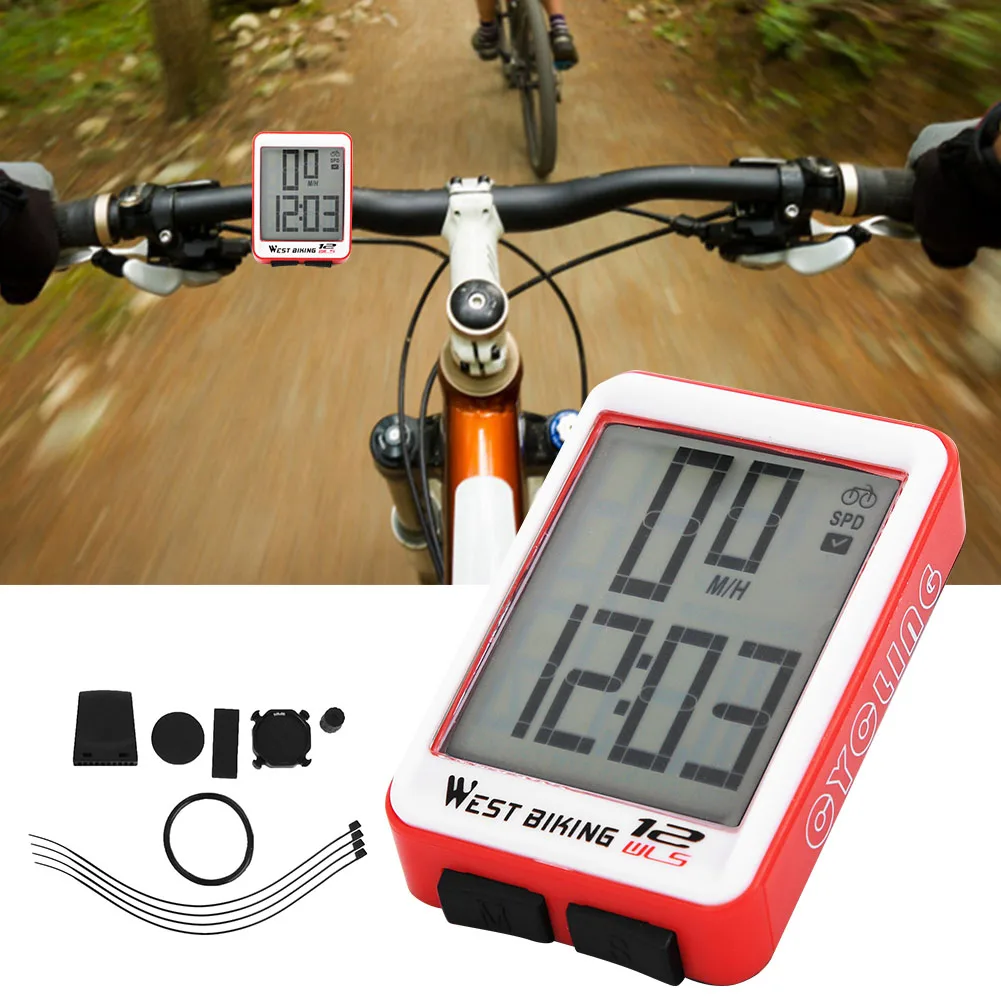 

Беспроводной большой спидометр, спидометр для велосипеда, большой экран