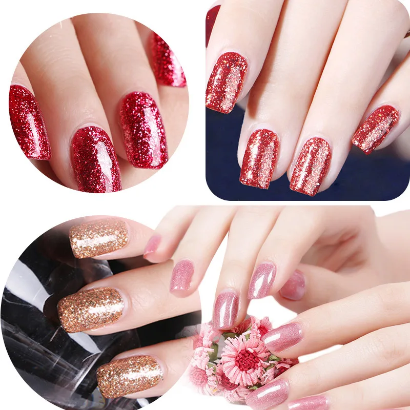 Модный Платиновый Блестящий лак для ногтей серебристый фиолетовый розовый