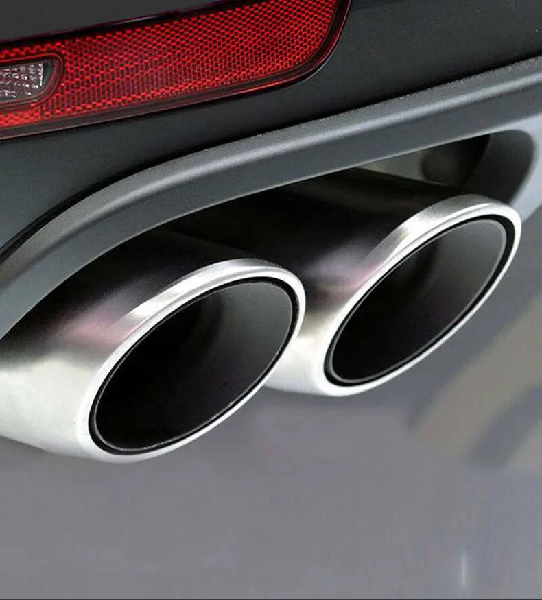 Car exhaust pipe is suitable for Audi Q5 Volvo V70 Mazda 3 Honda Accord stainless steel silencer tail throat accessories