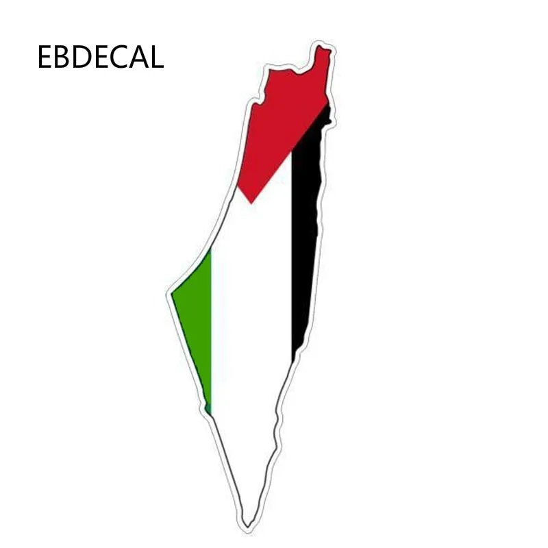 Ebdeckle Palestine Gazza еврей флаг карта Helemt для Авто/бампер/окно/наклейка на стену стикеры