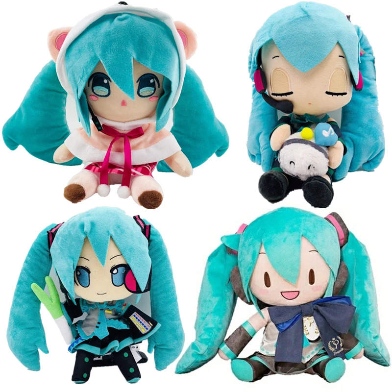 Hatsune Miku-peluche japonés de Anime, almohada Kawaii, muñeco de peluche, juguetes para fiesta,