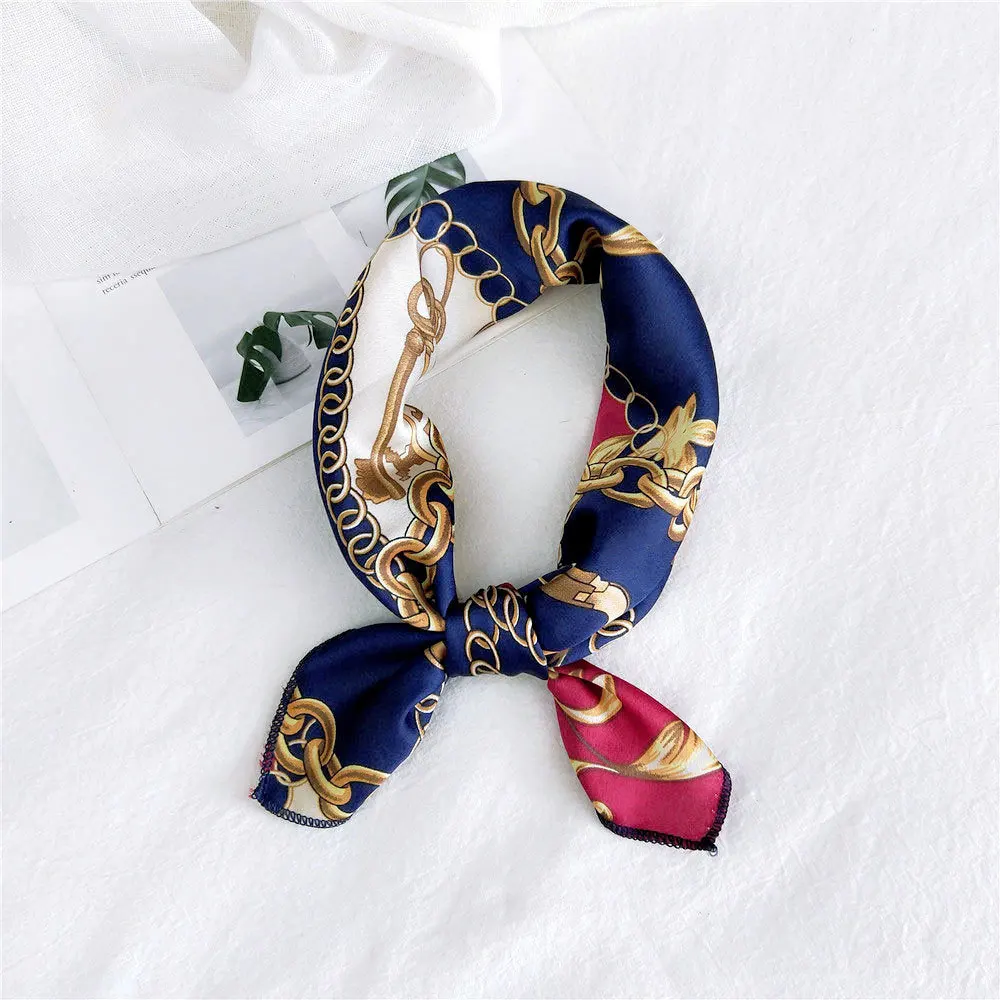 Новинка 2020 женский шелковый шарф квадратный шейный платок дизайнерский головной