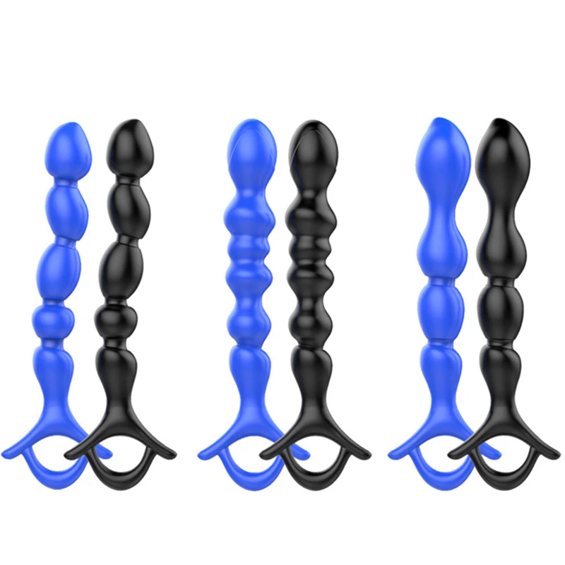 Человек НУО силиконовый G spot Стимулятор анальная пробка на заднем дворе бисера