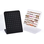 Подставка для дисплея, акриловая подвеска-гвоздик, отверстия для сережек, 2472стойки для показа сережек