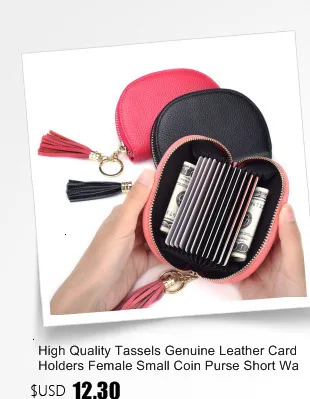 Genuine Leather Womens Wallets And Purses Coin Purse Girl Short Clutch Bags Card Holder Small Purses Carteira Feminina