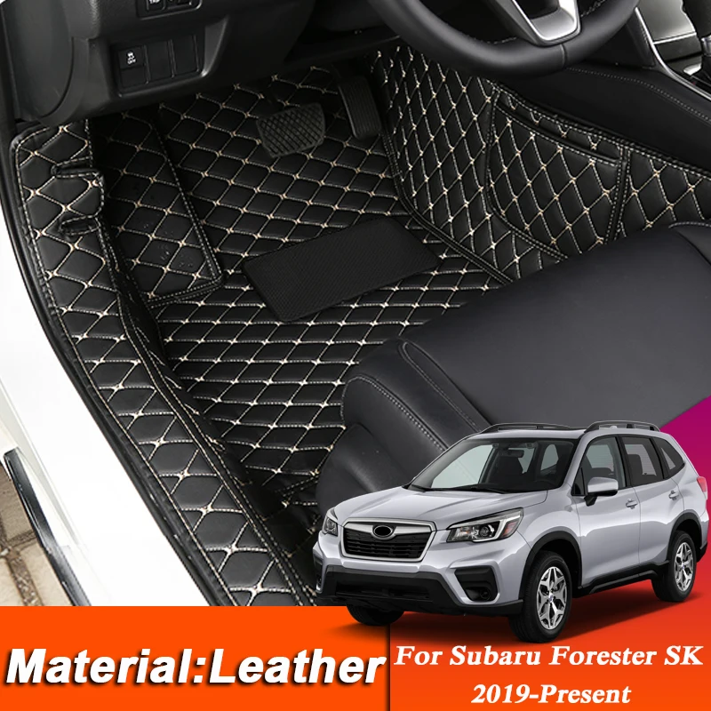 

Car Styling Custom Foot Mat For Subaru Forester SK 2019-Present Leather Floor Protect Waterproof Pad Auto Internal Accessories
