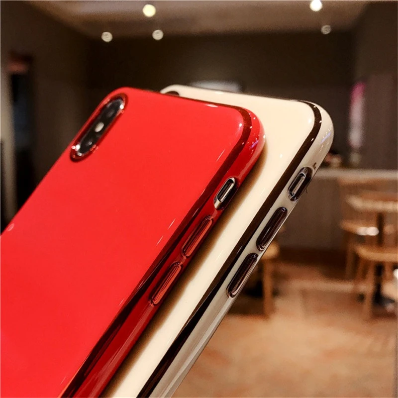 Чехол для iPhone 11 Pro Max блестящий чехол защитный XR XS X 8 7 | Мобильные телефоны и