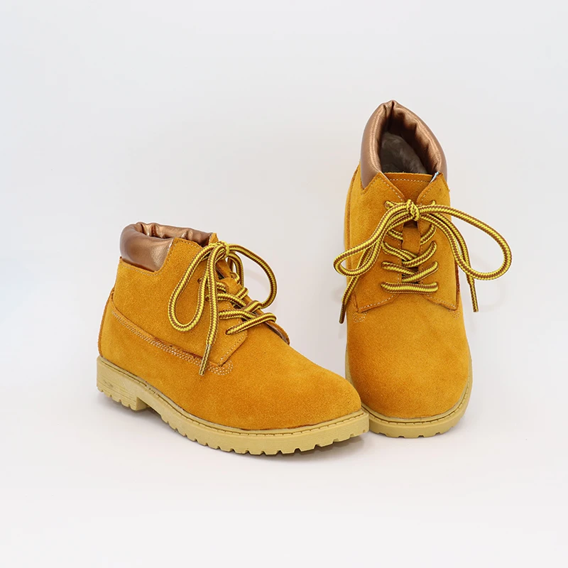 Tipsietoes/Новинка 2021 года Зимняя детская обувь Кожаные Ботинки Martin Детские Зимние