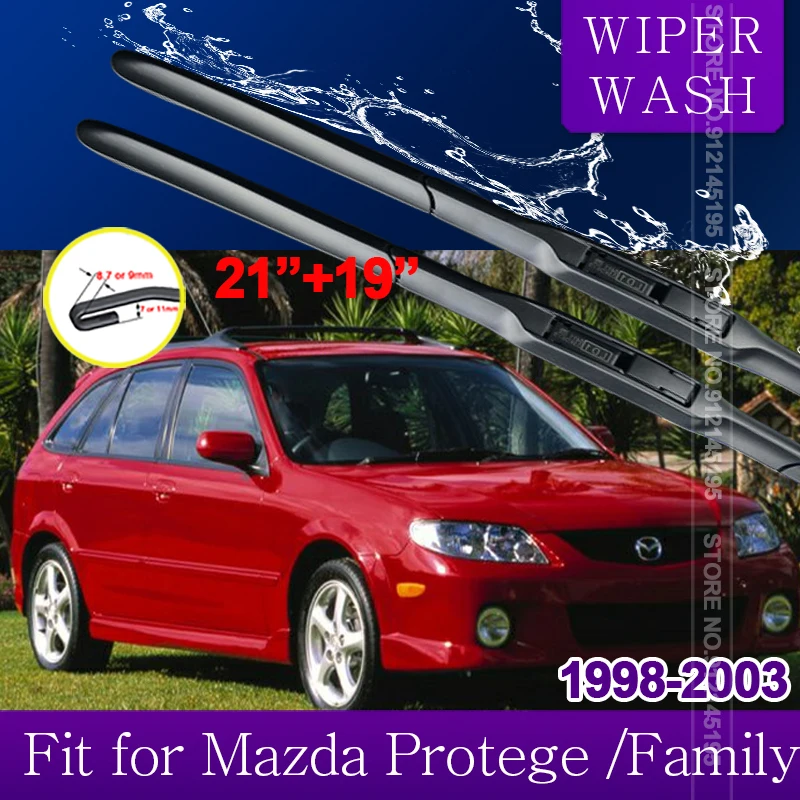 Автомобильная щетка стеклоочистителя для Mazda Protege Family 323 BJ 1998 ~ 2003