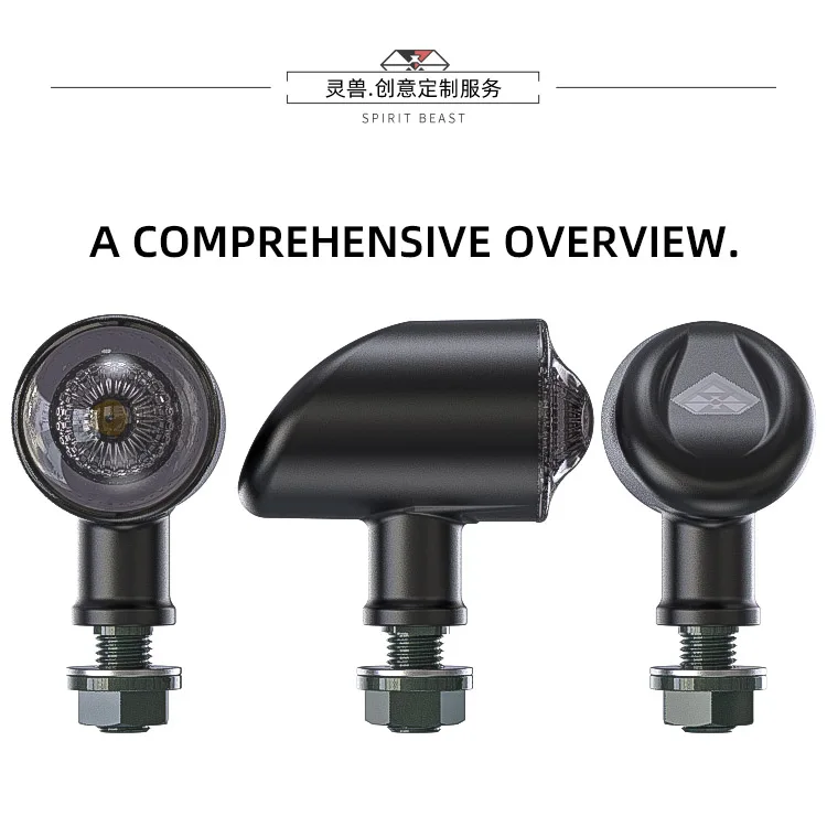 Универсальные Светодиодные поворотники в стиле ретро для мотоцикла 12 В мигающий