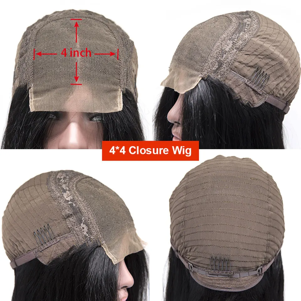 

Hesperis Lace Front Human Hair Wigs With Bang Middle Part Brazilian Remy Wave Wigs Bleached Knots For Women 150 Density