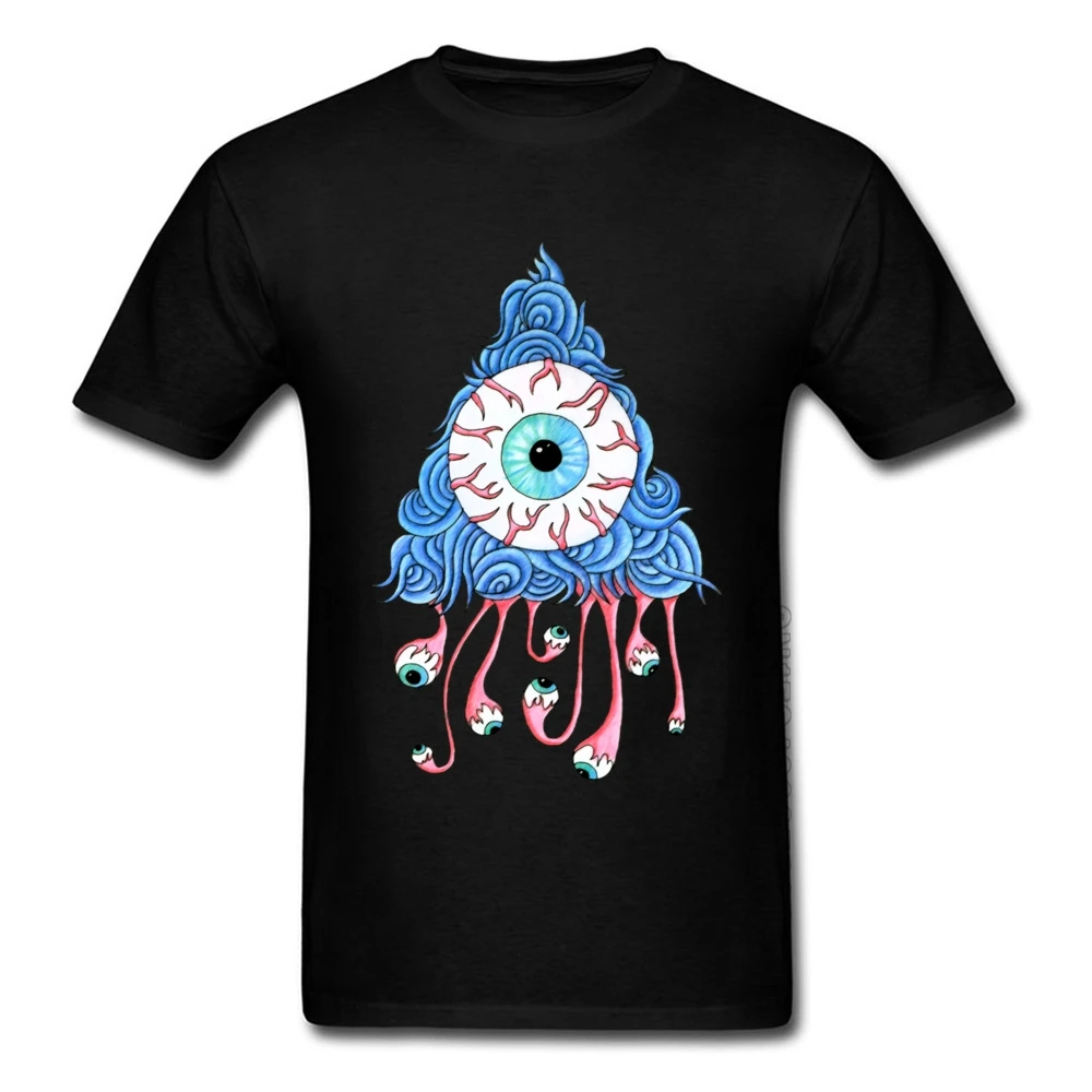 Забавная Мужская футболка Cthulhu Eye повседневные топы и футболки из 100% хлопка с 3D