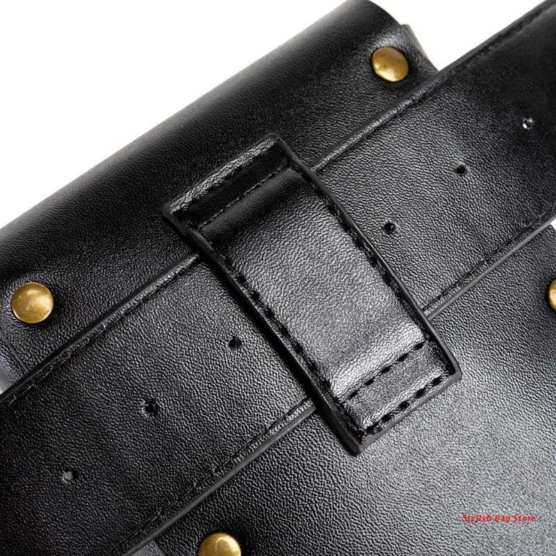 

Steampunk Hiking Waist Bag Women Multifunction Men Belt Bags Mobile Phone Pouch