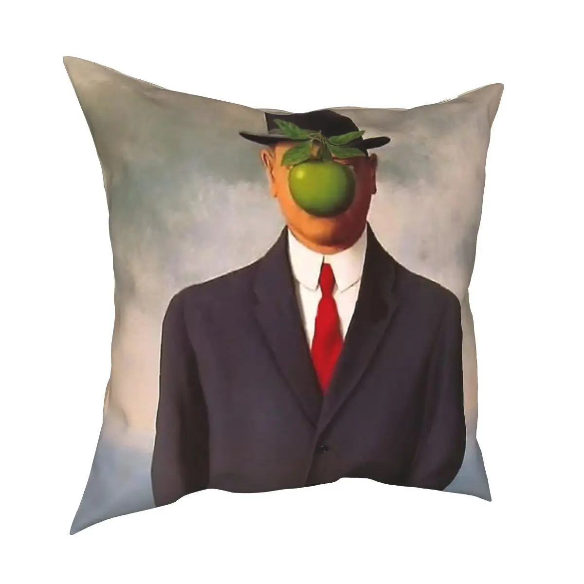 

Magritte Surrealist Art Shirt Rock Pillowcase Printing Polyester Cushion Cover Decor Throw Pillow Case Cover Home Drop Shipping