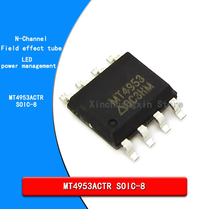 

5pcs MT4953ACTR General purpose TC4953 APM4953 ME4953 4953 SOIC-8 P-channel 30V LED power battery management chip
