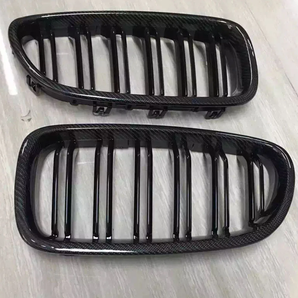 Передний бампер F10 из углеродного волокна + ABS решетка гриля для BMW 520i 528i 530i 535i 520d 525d