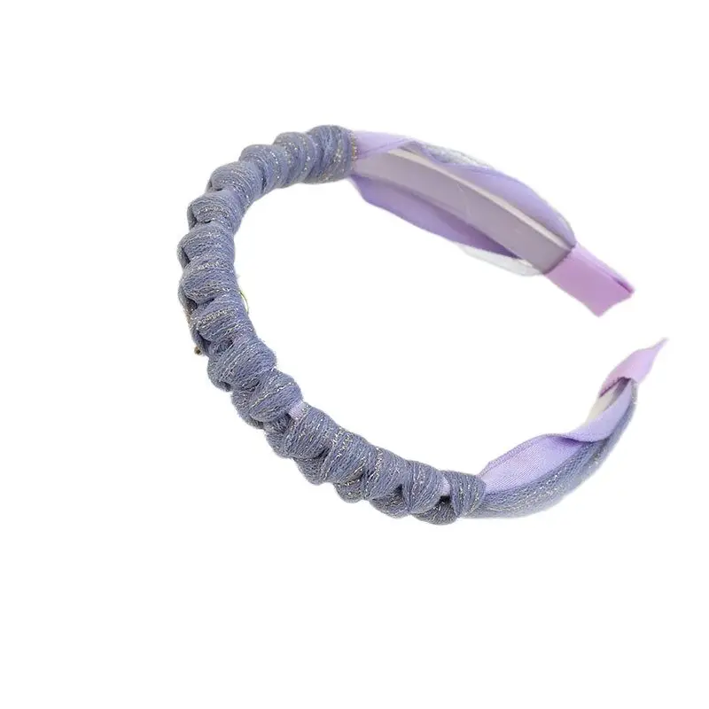 

Korean new hairbands fashion lace mesh gauze art knot hair clip retro style lady accessories