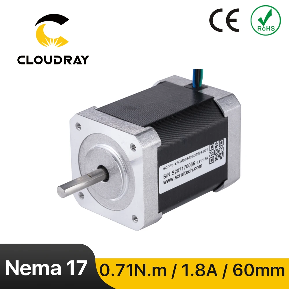 Fase Nema17 Motor Deslizante 42 mm 71ncm 1.8a Motor Deslizante 4-cabo de Chumbo para Impressora 3d Cnc Gravura Fresadora 2 Motor de passo