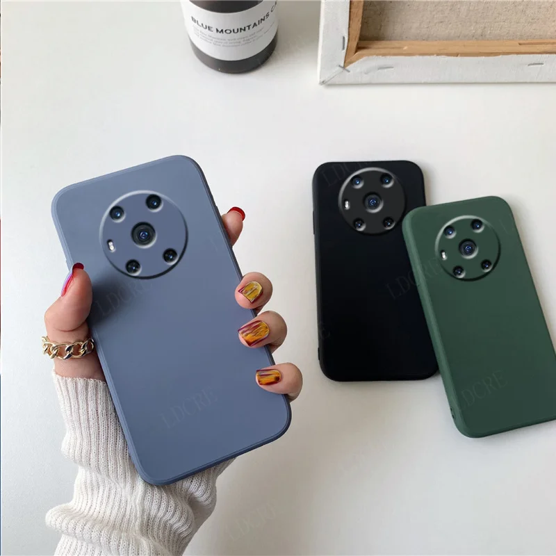 For Cover Huawei Honor Magic 3 Case For Honor Magic 3 Capas Phone Bumper Liquid Silicone TPU Soft Case For Honor Magic 3 Fundas