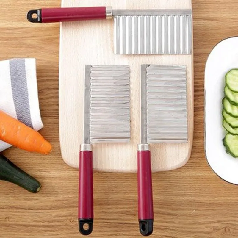 Для волнистой нарезки картофеля краями инструмент для очистки фруктов и овощей