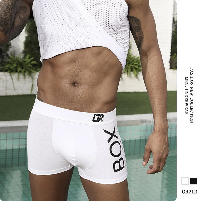 

3PCS/All Male Cotton Boxershorts Men Comforable Panties Set Gay Sexy Underwear Man Boxer U Convex Pouch Mens Underpants