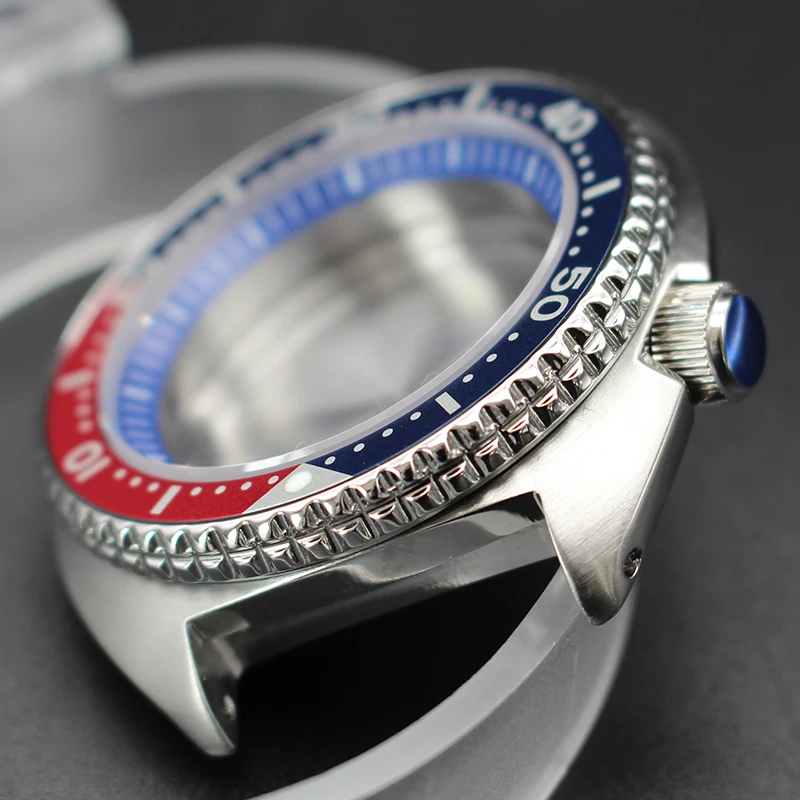 45mm skx007 skx 009 tuna turtle Men's watches case for seiko nh35 nh36 movement 28.5mm dial 316L stainless steel Sapphire glass