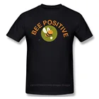 Милые полезный пчелы забавные Юмор животных 2021 Новое поступление футболка пчела положительный негабаритных хлопковая рубашка для мужчин футболка