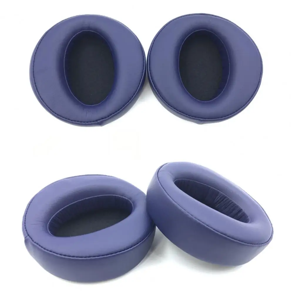 

1 Pair Faux Leather Foam Earpads Earmuff Replacement Headset Accessory for Sony